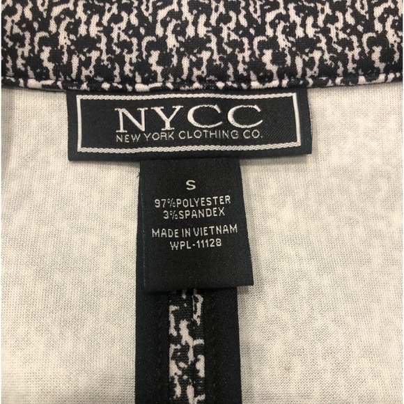 NYCC New York Clothing Co Stretchy Lightweight 3/4 Sleeve Blazer Jacket Size S - Picture 10 of 11